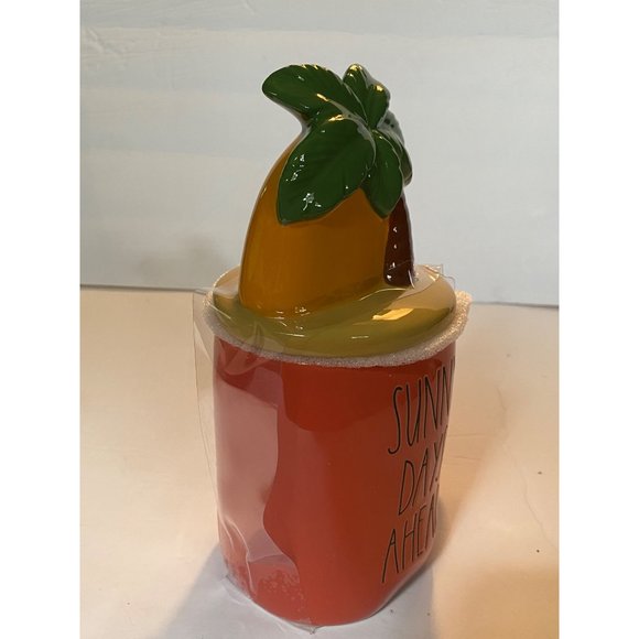 Rae Dunn Sunny Days Ahead Figural Coffee Mug Topper Summer Palm Tree - Picture 5 of 10